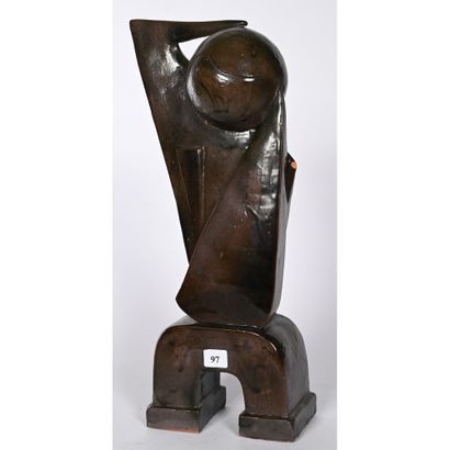 JIEL. Terra cotta SUBJECT representing a...
