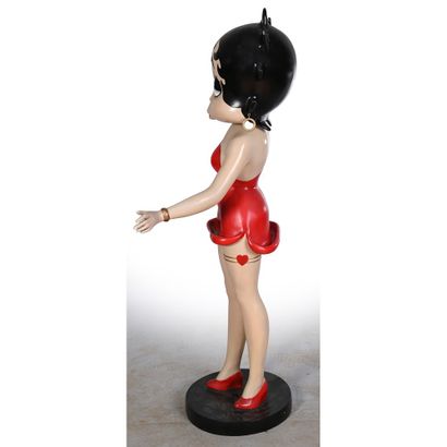 RARE STATUE représentant Betty Boop en résine...