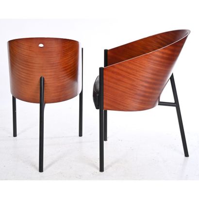 STARC Philippe. SERIE DE 10 FAUTEUILS Costes...
