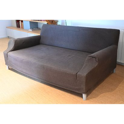 LARGE 2000's SOFA with deep seat covered...