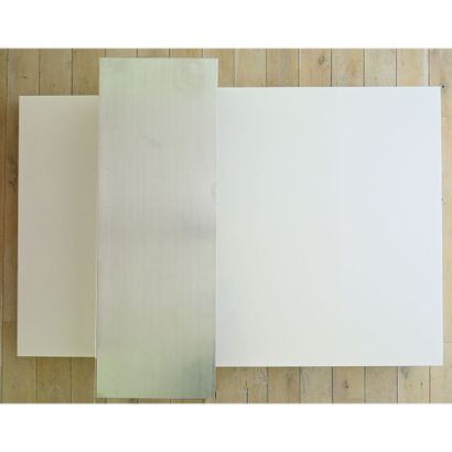 CASSINA. LOW TABLE in 3 models in white melamine...