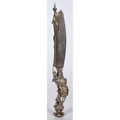 NEO GOTHIC PAPER CUTTER in bronze with silver...