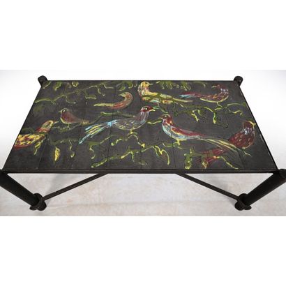 ADNET Jacques. (1900-1984). TABLE BASSE à...