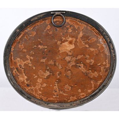 NICE MINIATURE depicting a satyr approaching...
