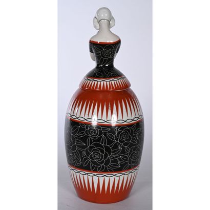 ROBJ Paris. Polychrome porcelain covered...