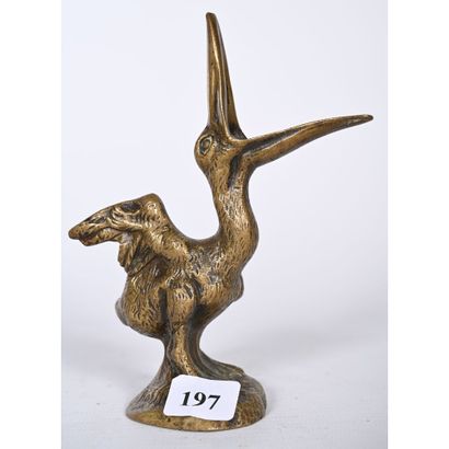 BOFILL. (1875-1921). Bronze radiator cap...