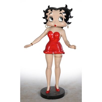 RARE STATUE représentant Betty Boop en résine...