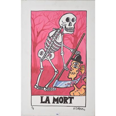 HERVÉ Dl ROSA (born 1959). Silkscreen on...