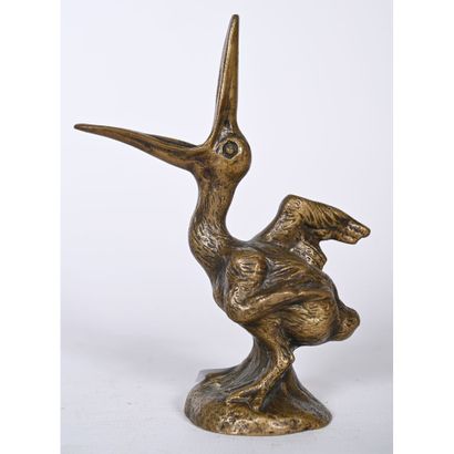 BOFILL. (1875-1921). Bronze radiator cap...