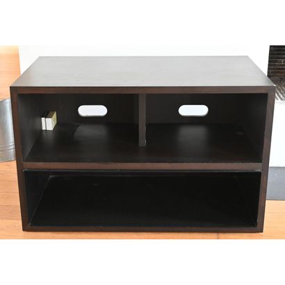Modernist rectangular TV STORAGE unit with...