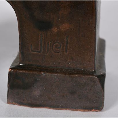 JIEL. Terra cotta SUBJECT representing a...
