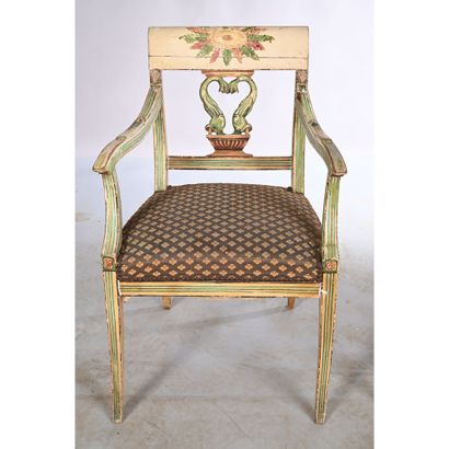 PAIRE DE FAUTEUILS DANS LE GOUT DIRECTOIRE...