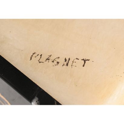 PLAGNET. Sculpteur français début XXè. «Panthère...