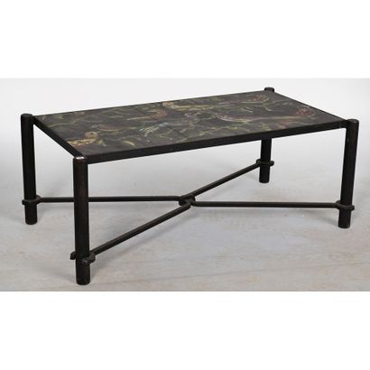 ADNET Jacques. (1900-1984). TABLE BASSE à...