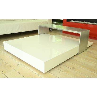 CASSINA. LOW TABLE in 3 models in white melamine...