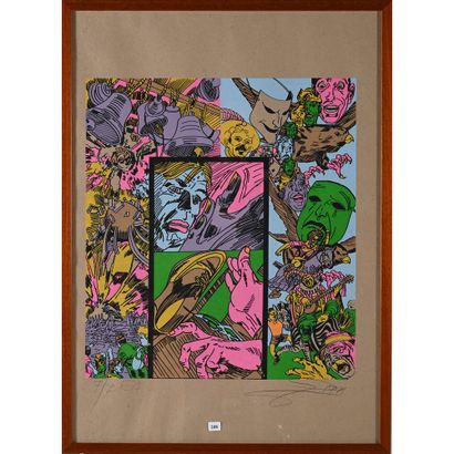 ERRO GUDMUNDUR (1932). Original serigraph...