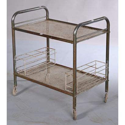 MATEGOT Mathieu. SERVICE TABLE on casters...