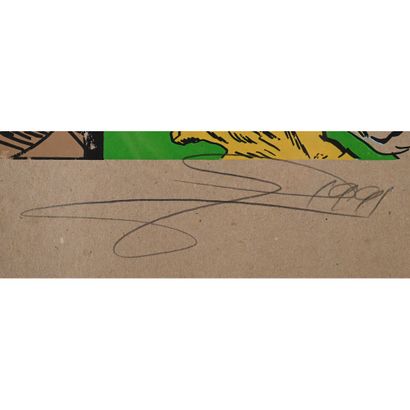 ERRO GUDMUNDUR (1932). Original serigraph...