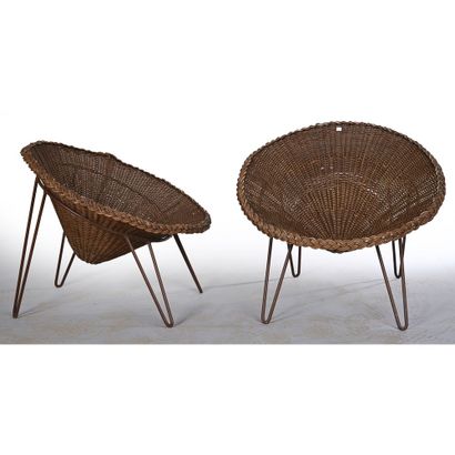 MANGO Roberto (Attributed to). PAIR OF CONICAL...