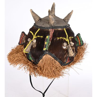 MASQUE YAKA Congo collecté vers 1950. H....