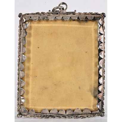 MINIATURE représentant une Sainte Femme dans...