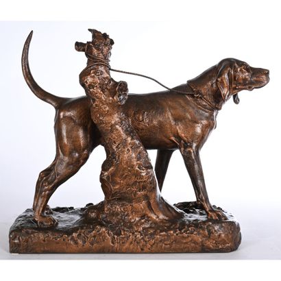 CAIN Auguste-Nicolas. (1822-1894). «Chien...
