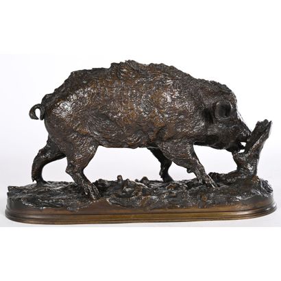 MENE Pierre-Jules. (1810-1879). «Sanglier...