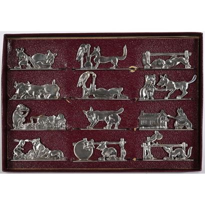 RABIER Benjamin. 12 HOLDERS on the theme...