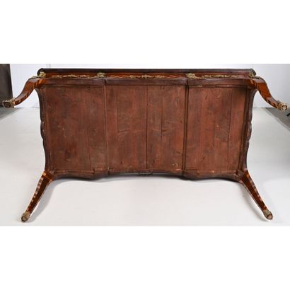 JOLI BUREAU PLAT LOUIS XV toutes faces de...