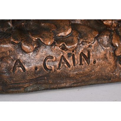 CAIN Auguste-Nicolas. (1822-1894). «Chien...