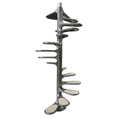Roger TALON. (1929-2011) Escalier hélicoîdale....