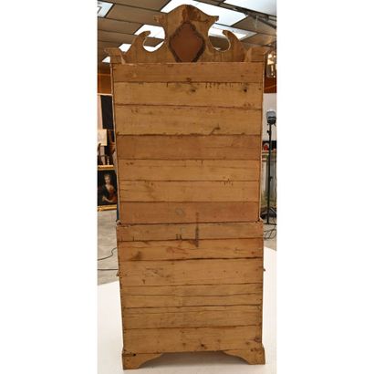 SCRIBAN A 2 CORPS ARTE POVERA en bois peint...