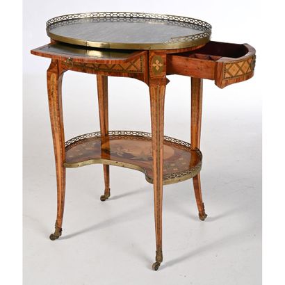 DUSSAUTOY. JOLIE TABLE DE SALON TRANSITION...