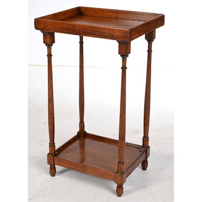 SMALL DESSERTING TABLE in natural wood with...