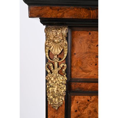 CABINET SUR SON PIETEMENT LOUIS XIII en placage...