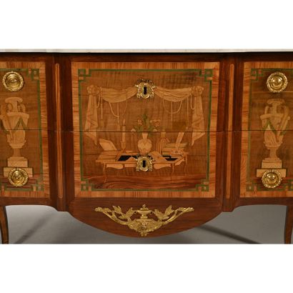 LAPIE. SPECTACULAIRE COMMODE TRANSITION de...