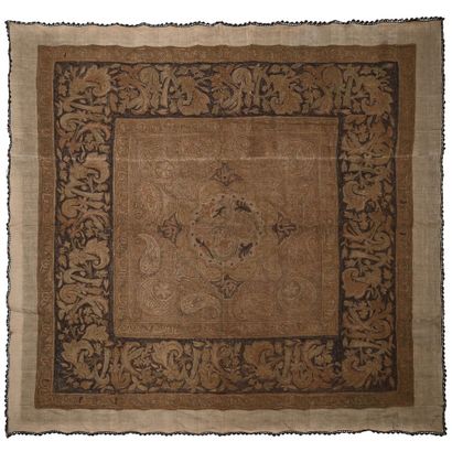OTTOMAN EMBROIDERY probably Turkey or Iran...