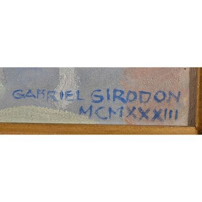GIRODON Gabriel. XXth CENTURY FRENCH SCHOOL....