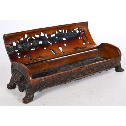 JOLI COFFRET pencil case in exotic hardwood,...