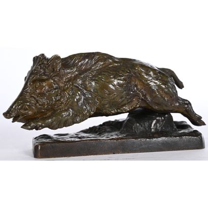 LAPLANCHE Pierre-Albert. (1826-1873). «Sanglier...