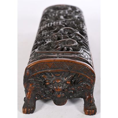 JOLI COFFRET pencil case in exotic hardwood,...