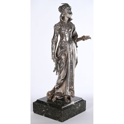 Silver-plated bronze SUBJECT depicting a...