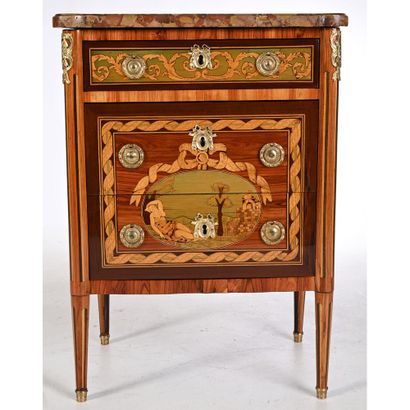 LITTLE LOUIS XVI BETWEEN-TIME COMMODE in...