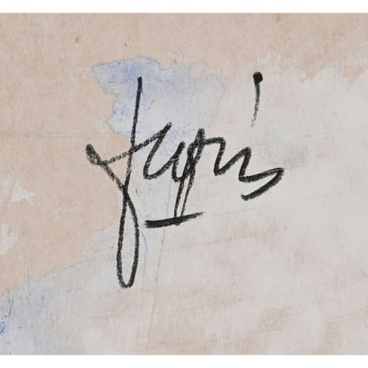 SIGNATURE non identifiée. «Etude de formes»....