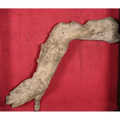 MOLDING in a frame of an arm and hand in...