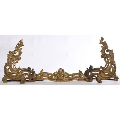 Gilt bronze CHIMNEY FRONT IN THE SPIRIT OF...
