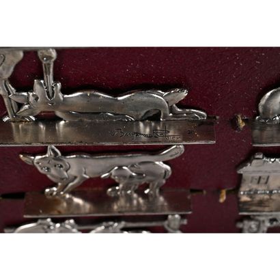 RABIER Benjamin. 12 HOLDERS on the theme...
