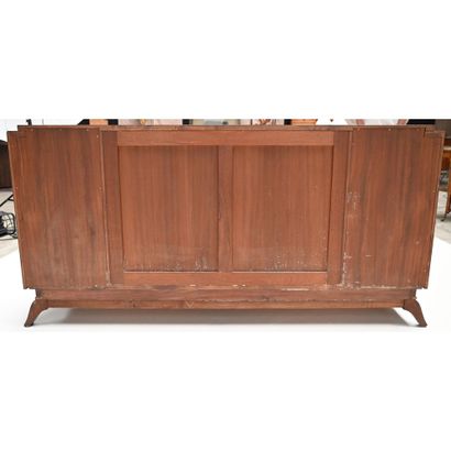 ART DECO blond rosewood veneered BUFFET ENFILADE....