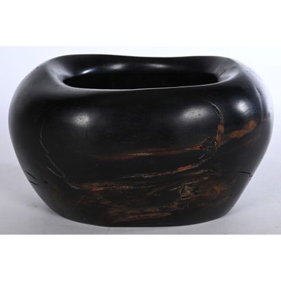 NOLL Alexandre. (1890-1970). COUPE en bois...