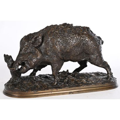 MENE Pierre-Jules. (1810-1879). «Sanglier...